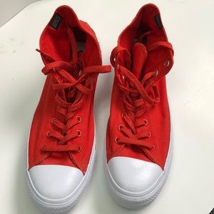Unisex Chuck Taylor All Star High Signal Red Sz 12